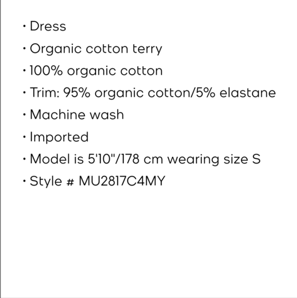 Michael Kors Rainbow logo cotton terry hoodie cutout dress Coastal Summer - Picture 10 of 10